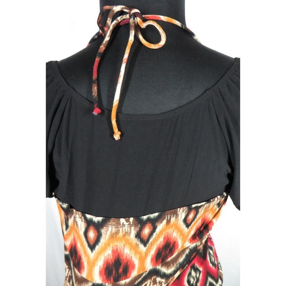 Vintage L.A. Blues Women's Southwestern Print Layered Look Blouse Plus 18-20 - Picture 9 of 11